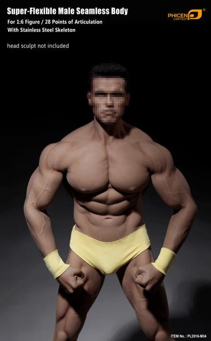 1/6 Phicen TBLeague M34 Male Action Figure Muscle Body