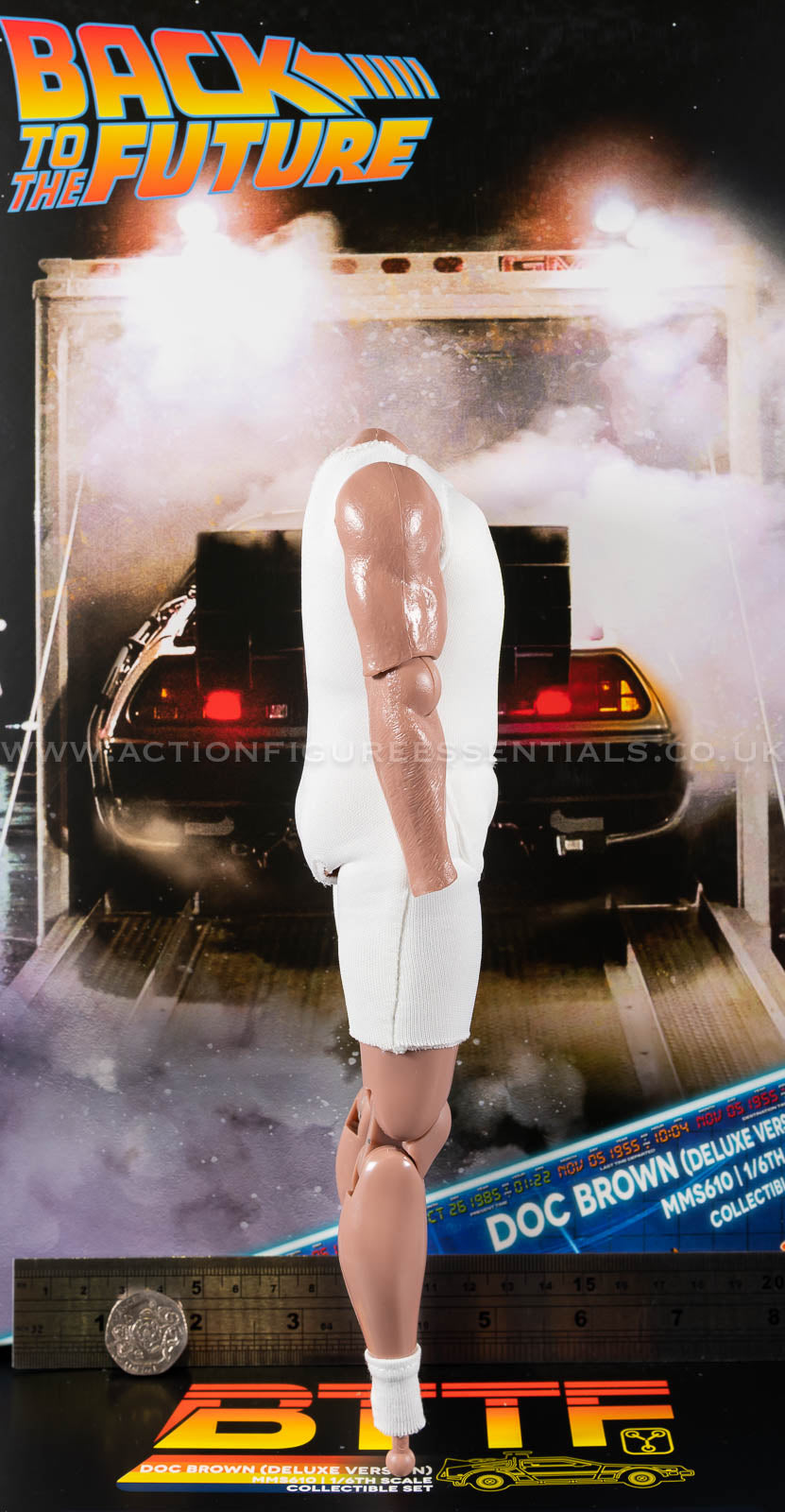 Hot Toys Doc Brown Body MMS610 Deluxe 1/6 Figure Parts