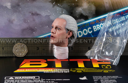 Hot Toys Doc Brown Head Sculpt MMS610 Deluxe 1/6 Figure Parts