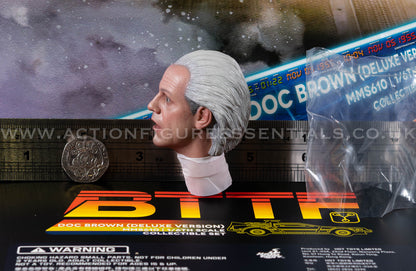 Hot Toys Doc Brown Head Sculpt MMS610 Deluxe 1/6 Figure Parts