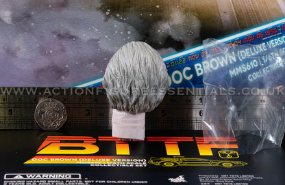 Hot Toys Doc Brown Head Sculpt MMS610 Deluxe 1/6 Figure Parts