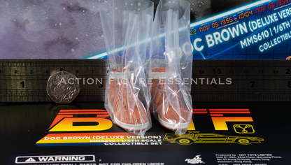 Hot Toys Doc Brown Sneaker Trainers High Tops MMS610 Deluxe 1/6 Figure Vandals