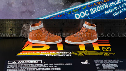 Hot Toys Doc Brown High Tops Sneakers Trainers MMS610 Deluxe 1/6 Figure Parts