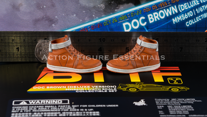 Hot Toys Doc Brown Sneaker Trainers High Tops MMS610 Deluxe 1/6 Figure Vandals