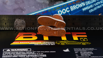 Hot Toys Doc Brown High Tops Sneakers Trainers MMS610 Deluxe 1/6 Figure Parts