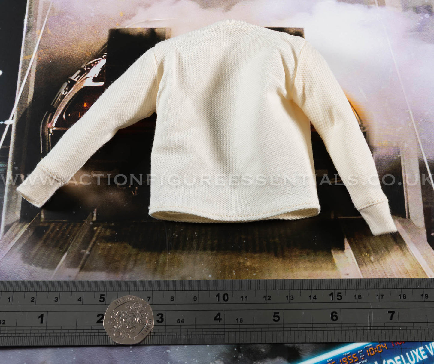 Hot Toys Doc Brown Long Sleeved Under Shirt MMS610 Deluxe 1/6 Figure Parts