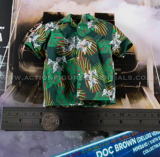 Hot Toys Doc Brown Hawaiian Shirt MMS610 Deluxe 1/6 Figure Parts