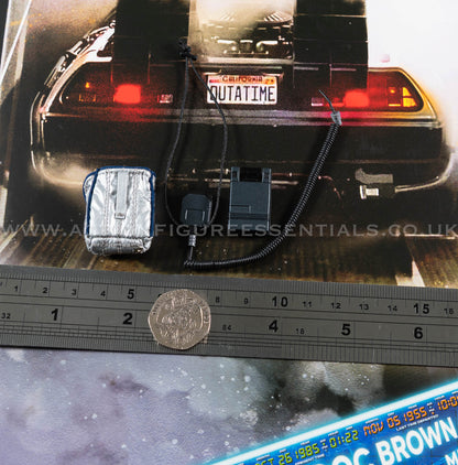 Hot Toys Doc Brown Portable Printer Stopwatch Set MMS610 Deluxe 1/6 Figure Parts