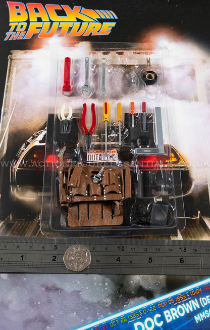 Hot Toys Doc Brown Tool Bag Belt Set MMS610 Deluxe 1/6 Figure Parts