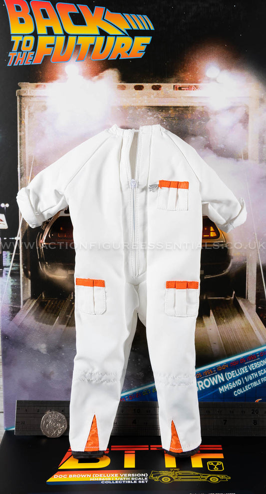 Hot Toys Doc Brown Hazmat Jumpsuit MMS610 Deluxe 1/6 Figure Parts