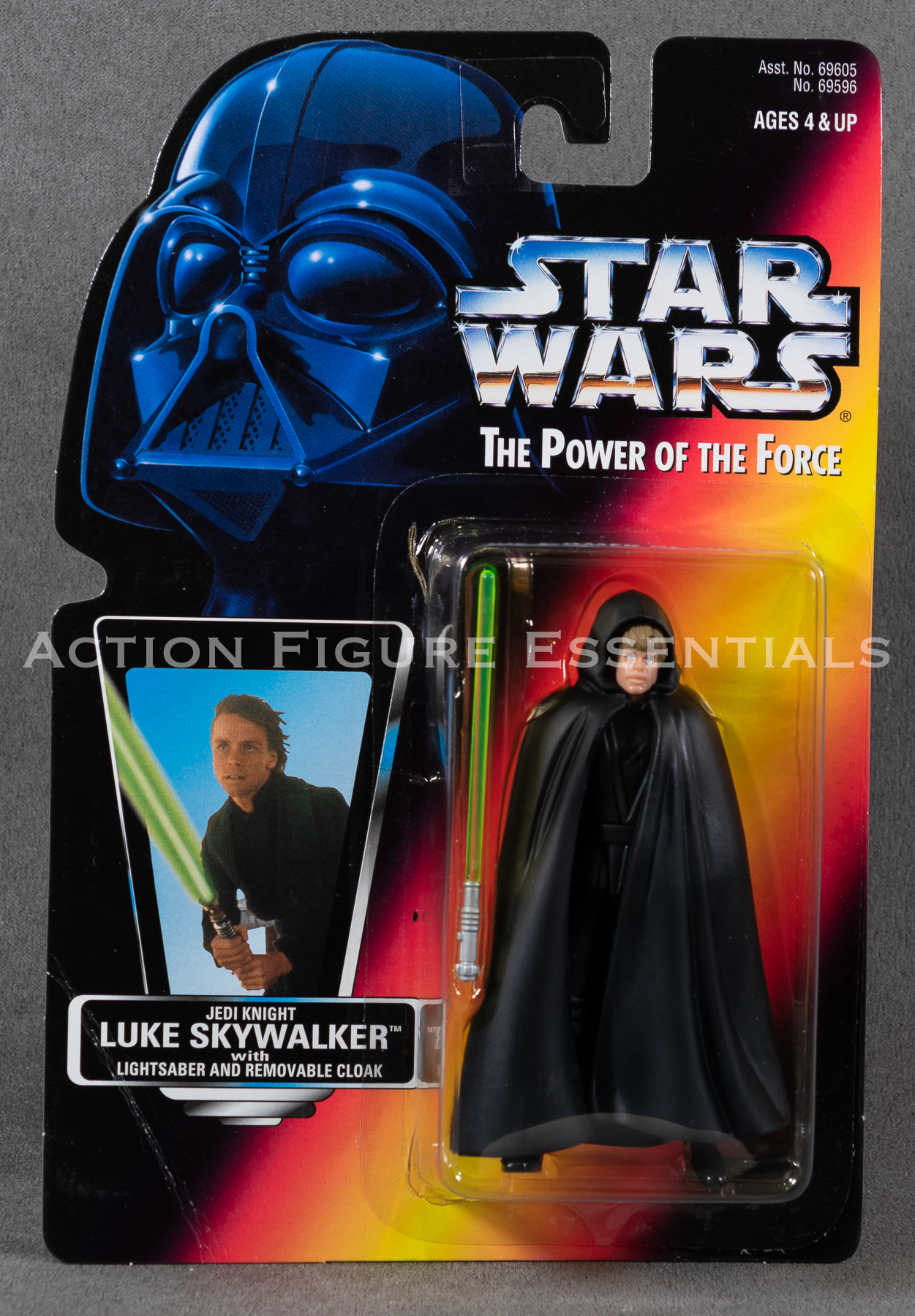 Star Wars: Power of The Force - Luke Skywalker - 3.75" Action Figure - New Sealed Card - MOC