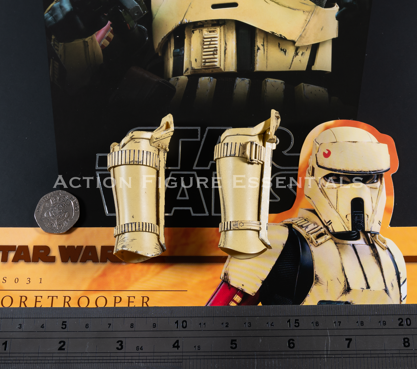 Hot Toys Star Wars Shoretrooper Leg Armour Greaves TMS031 1/6 Figure Part Military