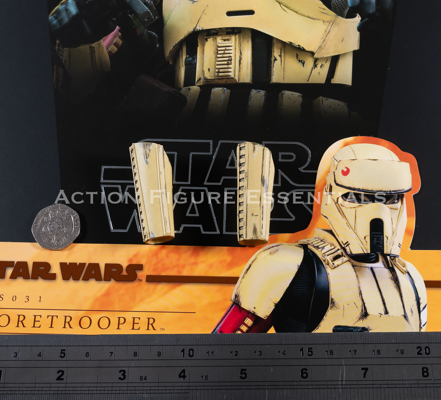 Hot Toys Star Wars Shoretrooper Forearm Armour TMS031 1/6 Figure Part Military