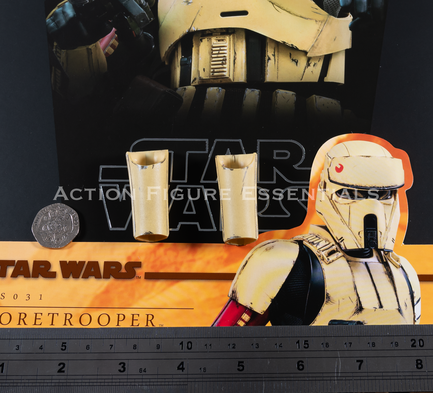 Hot Toys Star Wars Shoretrooper Forearm Armour TMS031 1/6 Figure Part Military