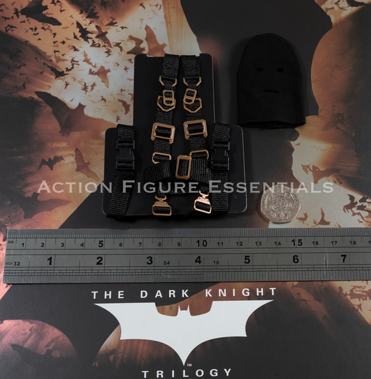 Hot Toys Batman Begins Harness & Balaclava MMS595 1/6 First Night Out Set