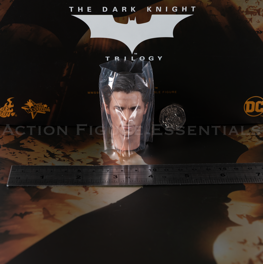 Hot Toys Batman Begins Bruce Wayne Head MMS595 1/6 Figure Part Dark Knight