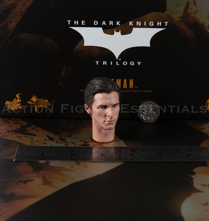 Hot Toys Batman Begins Bruce Wayne Head MMS595 1/6 Figure Part Dark Knight