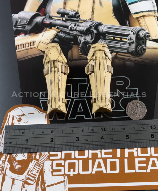 Hot Toys Star Wars Shoretrooper Squad Leader Greaves Leg Armour MMS592 1/6 Rogue One