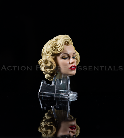 Marilyn Monroe Custom 1/6 Scale Head Sculpt - Gentlemen Prefer Blondes - 12" Female Doll