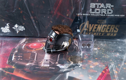 Hot Toys Star Lord Helmet Activating Mode Infinity War MMS539 1/6 Scale Marvel