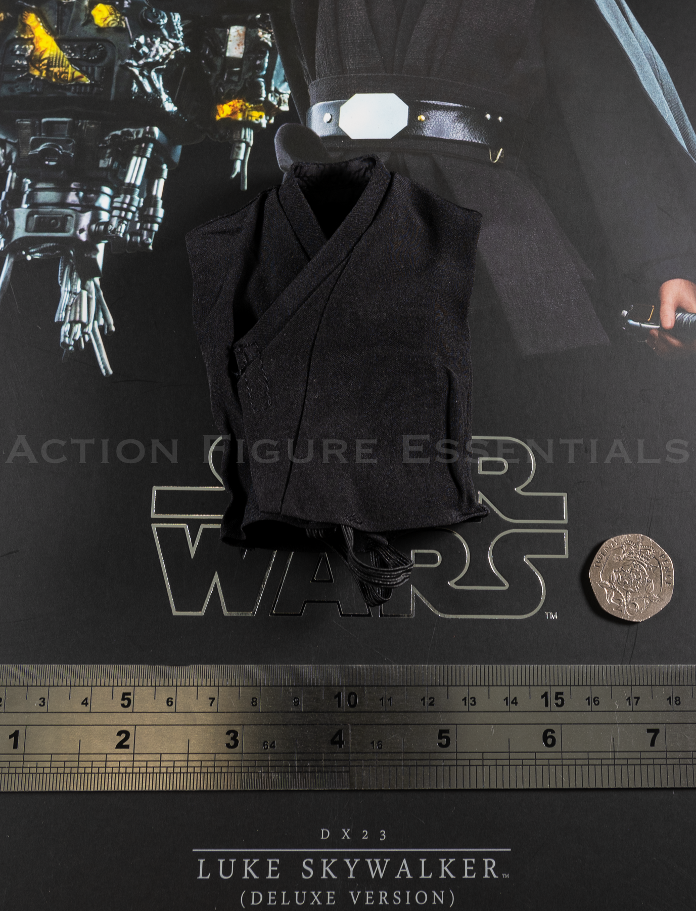 Hot Toys Star Wars Luke Skywalker Jedi Knight Shirt Inner Tunic Vest 1/6 DX23 The Mandalorian