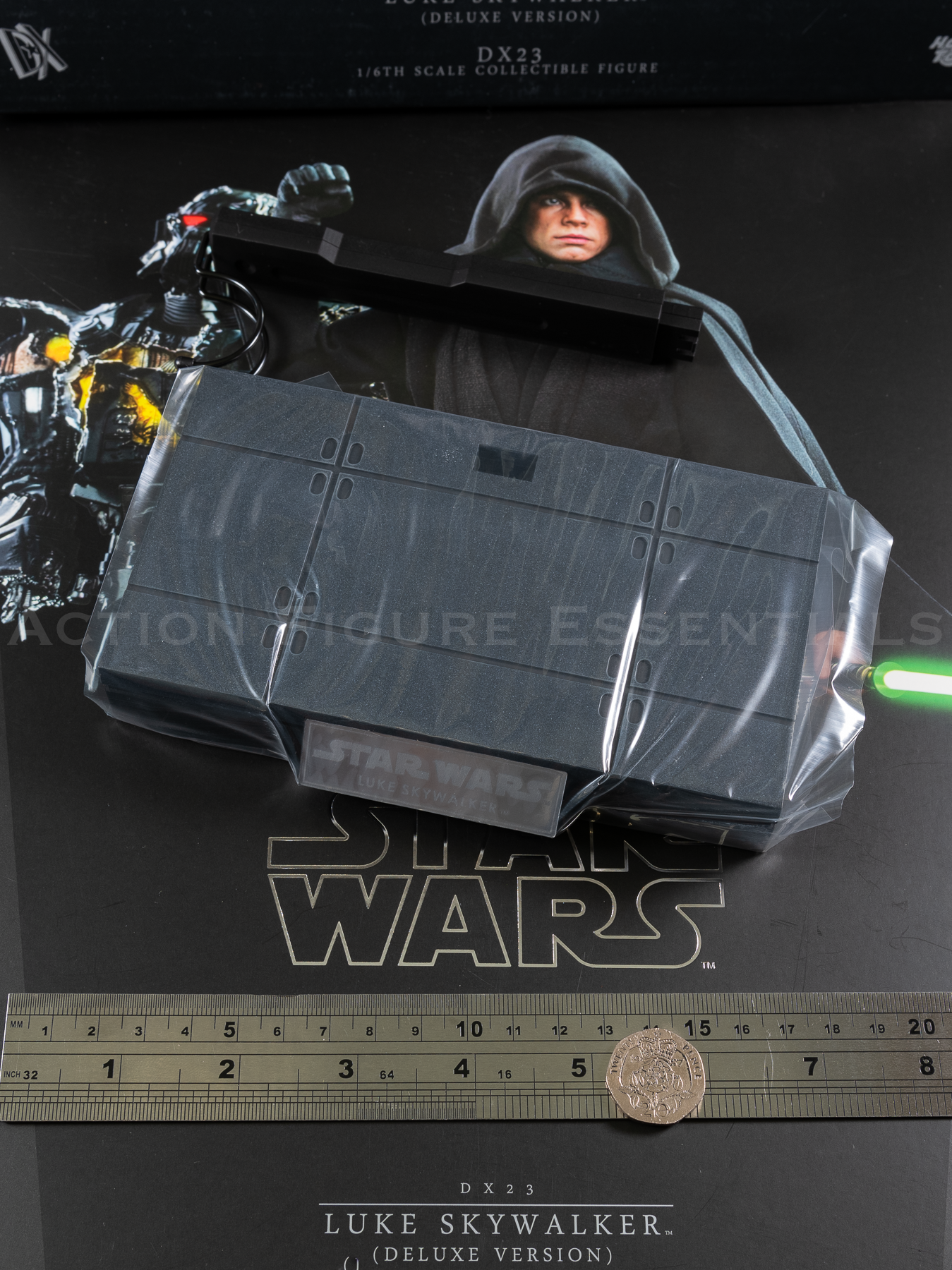 Hot Toys Star Wars Luke Skywalker Display Stand Base 1/6 DX23 The Mandalorian DX22