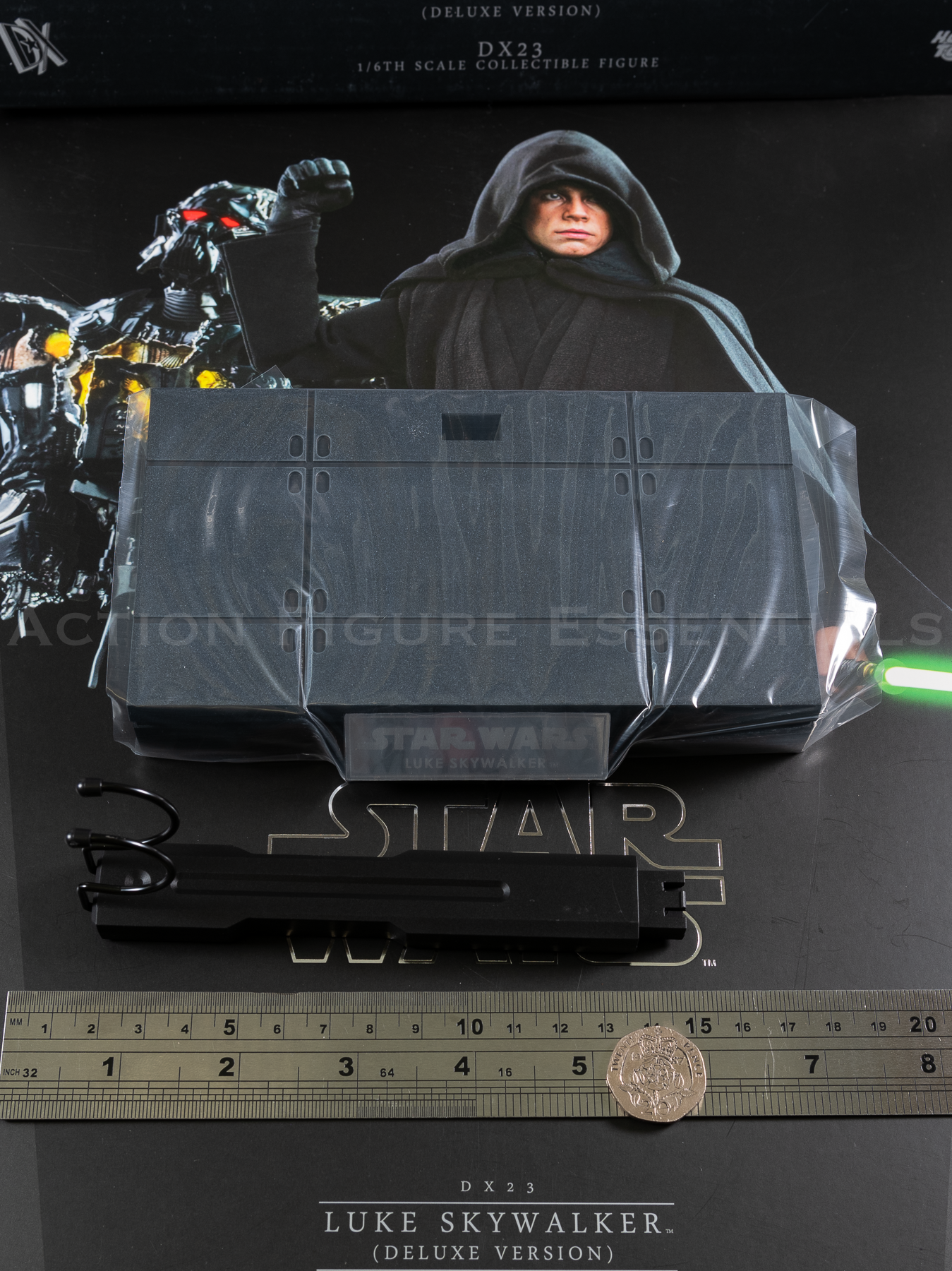 Hot Toys Star Wars Luke Skywalker Display Stand Base 1/6 DX23 The Mandalorian DX22