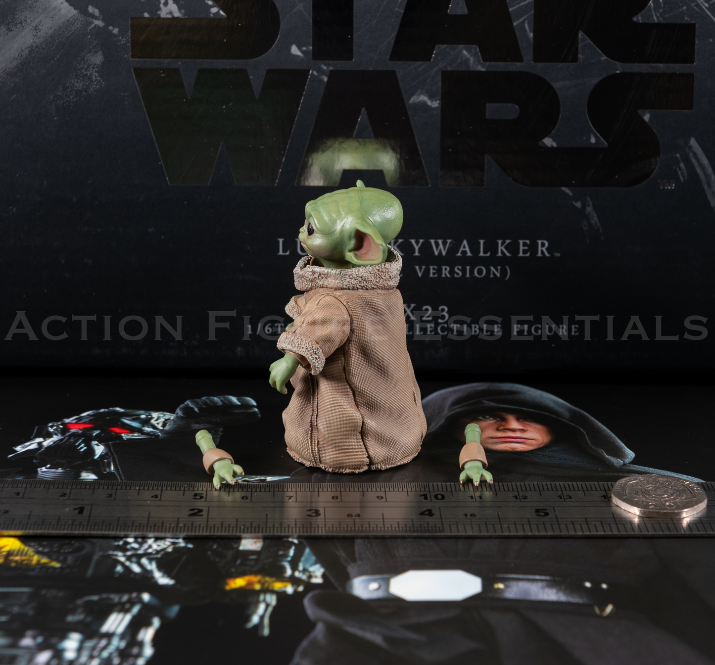 Hot Toys Star Wars Grogu 1/6 Luke Skywalker DX23 The Mandalorian Baby Yoda