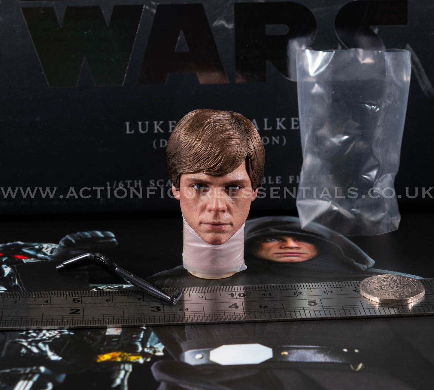Hot Toys Star Wars Luke Skywalker Head Sculpt 1/6 DX23 The Mandalorian DX22