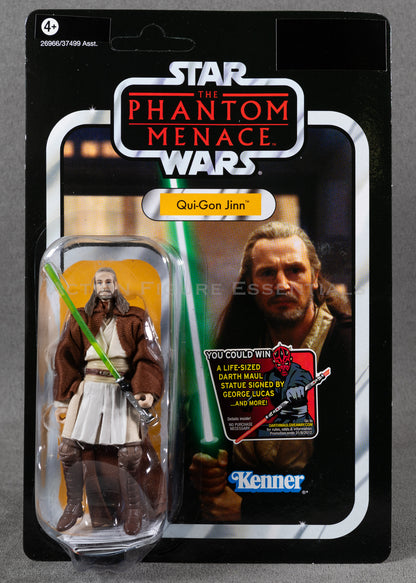 Star Wars: The Vintage Collection - Qui Gon Jinn - 3.75" Action Figure - New Sealed Unpunched Card - MOC