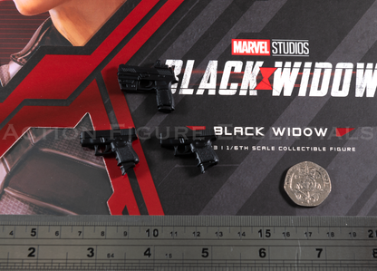 Hot Toys Black Widow x3 Pistols Gun Set 1/6 MMS603 KGB Assassin Figure Parts