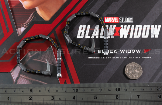 Hot Toys Black Widow Articulated Batons Ice Picks 1/6 MMS603 KGB Assassin Parts