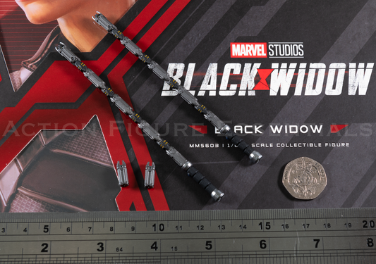 Hot Toys Black Widow Batons + Tips 1/6 MMS603 KGB Assassin Figure Parts