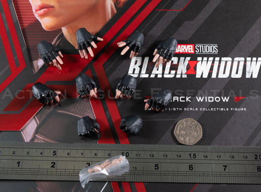 Hot Toys Black Widow Hands (x10) Wrist Peg x1 Pair 1/6 MMS603 KGB Assassin Parts