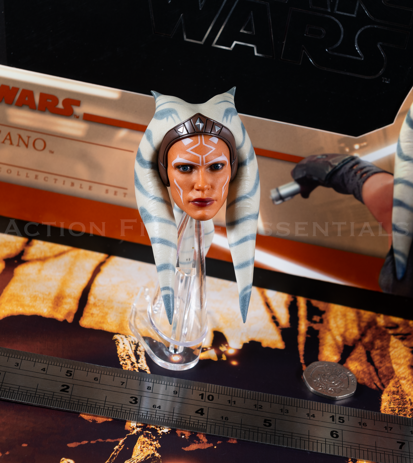 Hot Toys Star Wars Ahsoka Tano Head Sculpt 1/6 DX21 Jedi Mandalorian