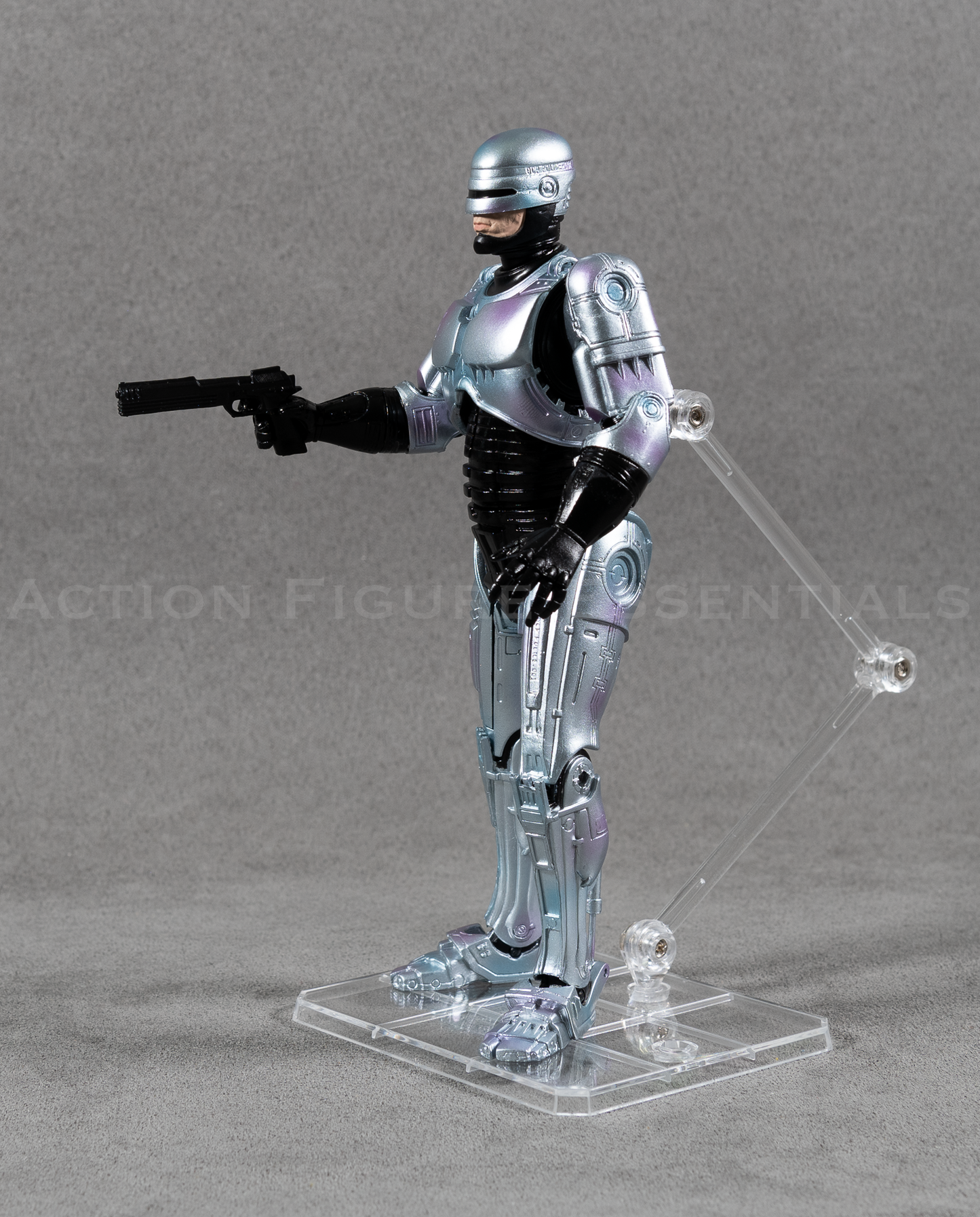 Dynamic Action Figure Display Stand Bases Holder - HG 6" SHF - V4 - (Set of 1 Pre-built Stand)