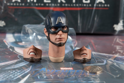 Hot Toys Captain America Endgame Helmeted Head MMS536 1/6 Steve Rogers Avengers