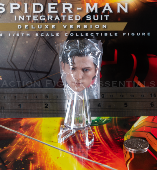 Hot Toys Spiderman Peter Parker Head Sculpt Integrated 1/6 MMS624 No Way Home DX