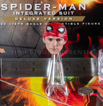 Hot Toys Spiderman Half Masked Head Integrated Suit 1/6 MMS624 No Way Home DX