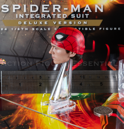 Hot Toys Spiderman Half Masked Head Integrated Suit 1/6 MMS624 No Way Home DX