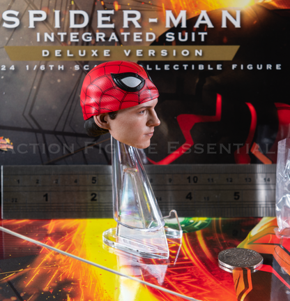 Hot Toys Spiderman Half Masked Head Integrated Suit 1/6 MMS624 No Way Home DX