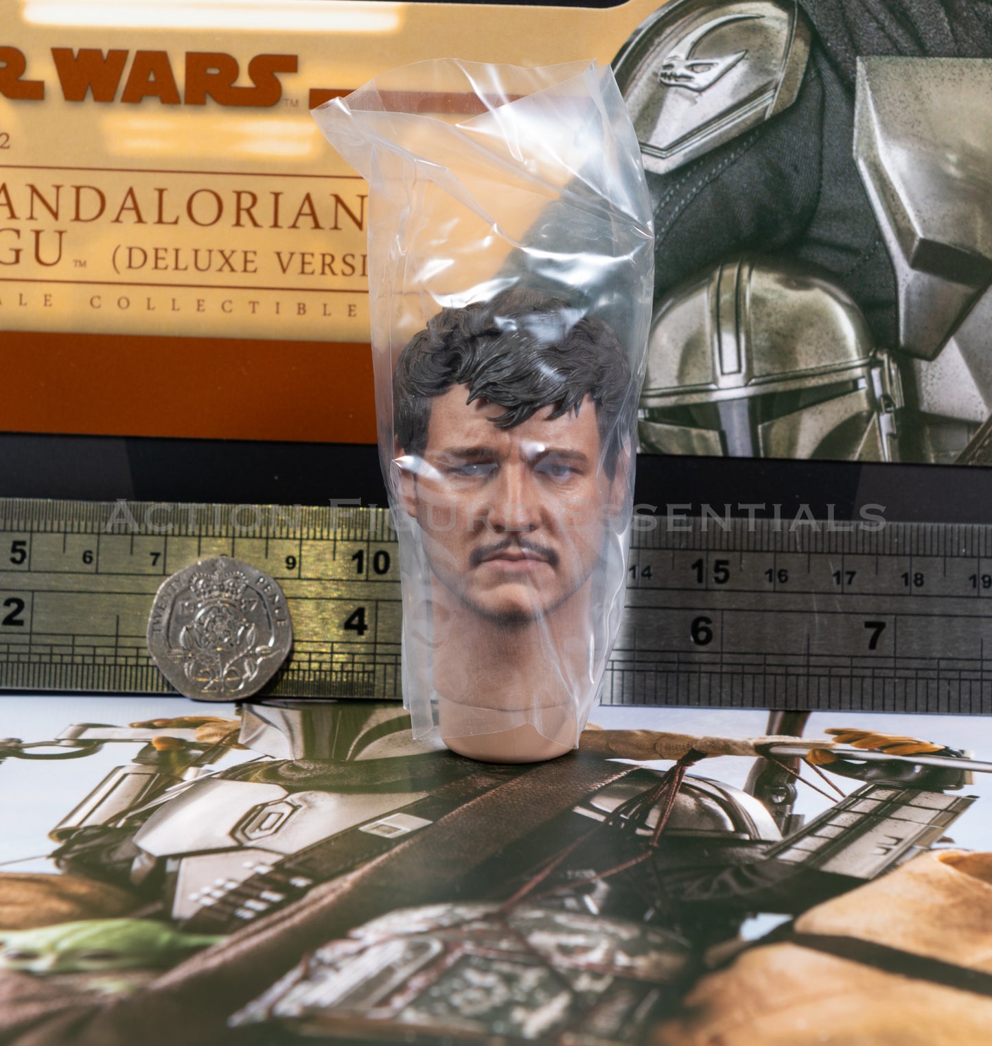 Hot Toys Star Wars Mandalorian Head Sculpt Din Djarin TMS052 Deluxe 1/6 Scale