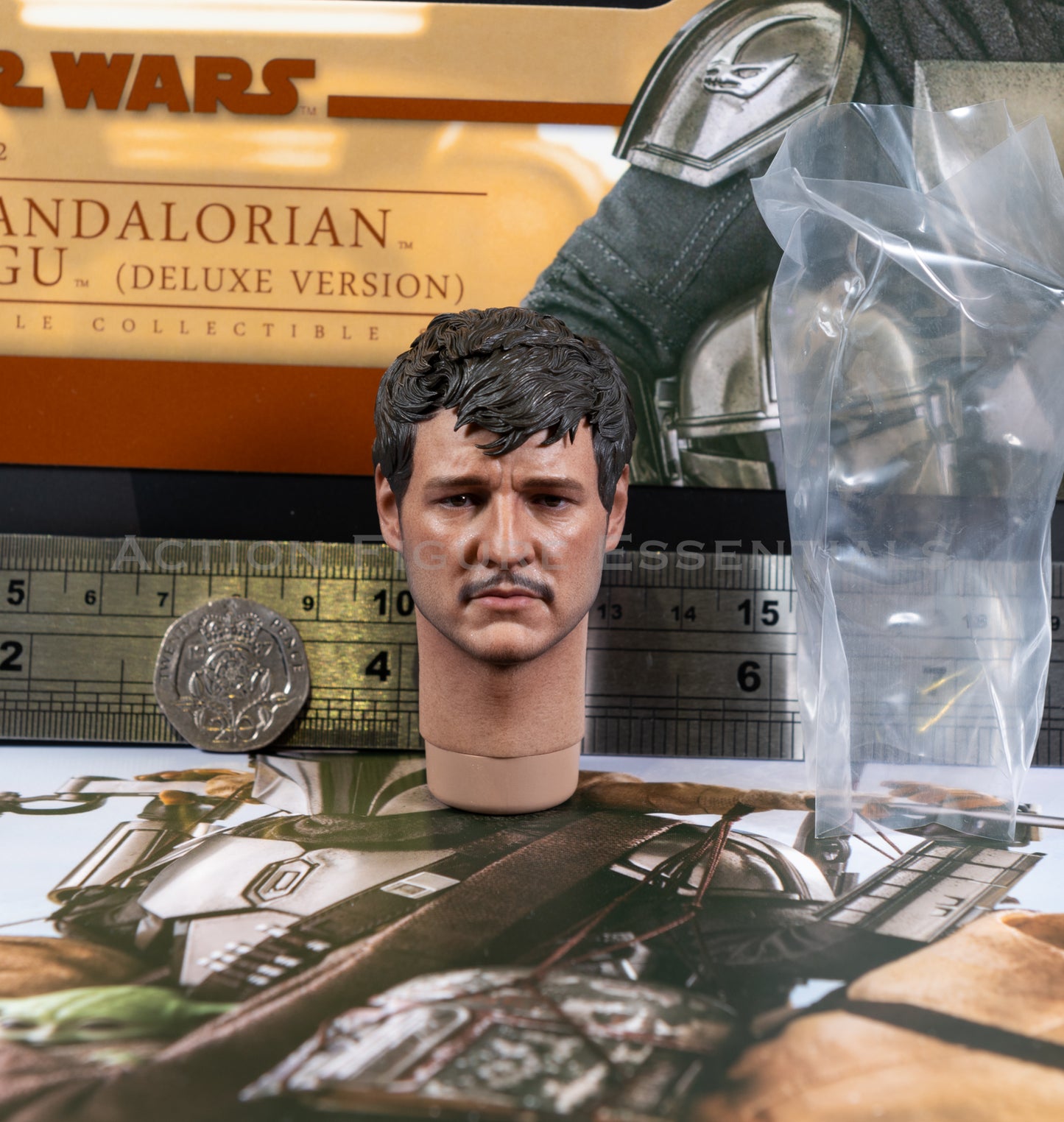 Hot Toys Star Wars Mandalorian Head Sculpt Din Djarin TMS052 Deluxe 1/6 Scale