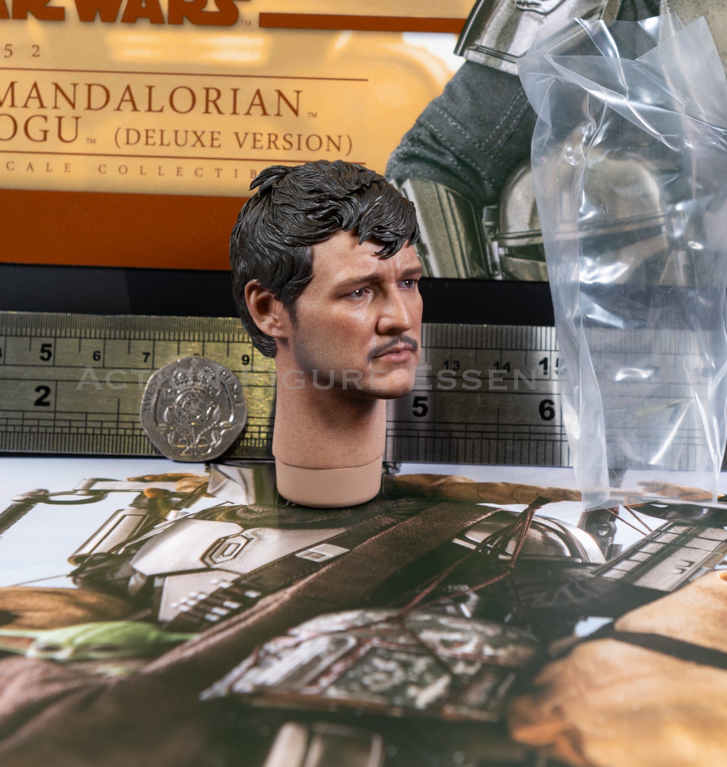 Hot Toys Star Wars Mandalorian Head Sculpt Din Djarin TMS052 Deluxe 1/6 Scale