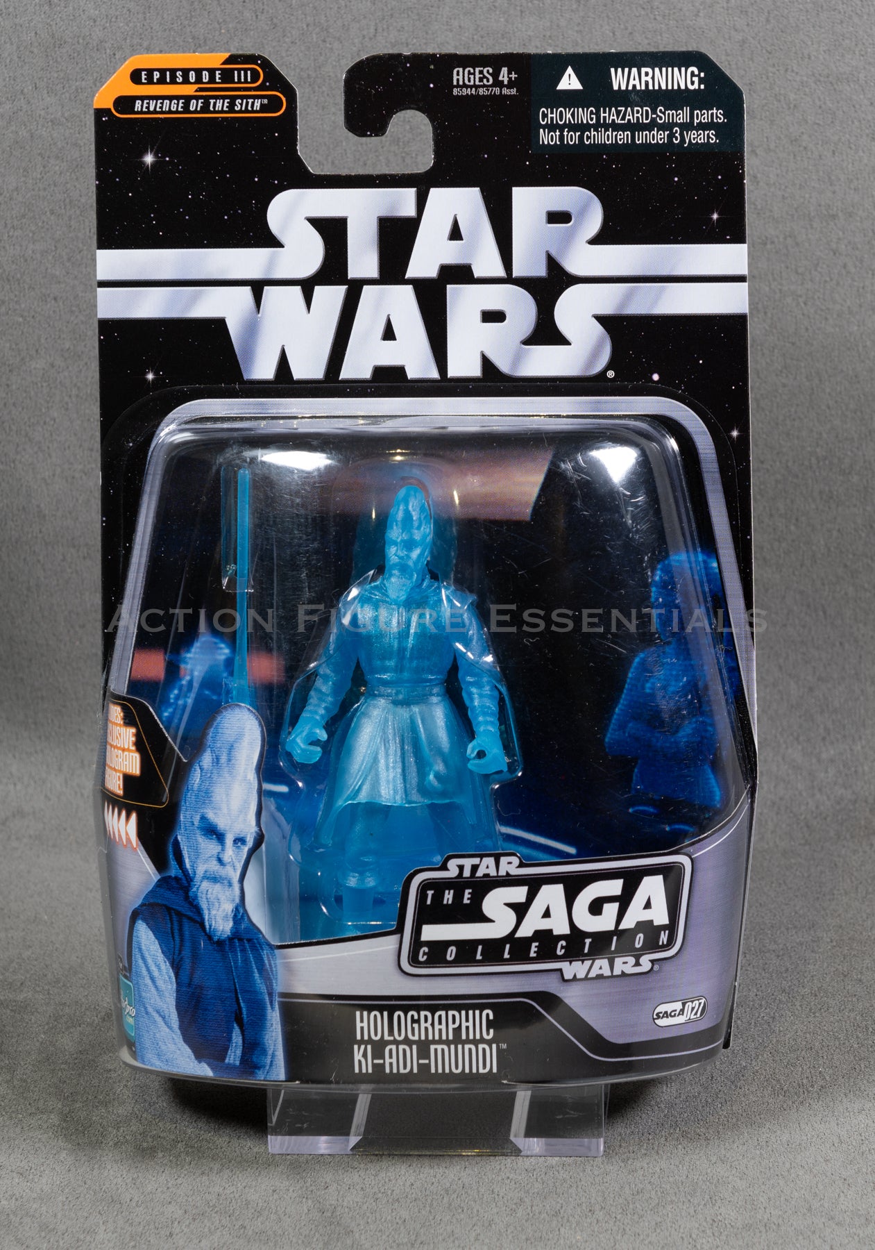 Star Wars: The Saga Collection - Holographic Ki Adi Mundi - 3.75" Action Figure - New Sealed Card - MOC