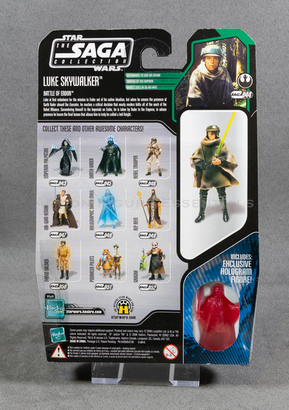 Star Wars: The Saga Collection - Luke Skywlker (Endor) - 3.75" Action Figure - New Sealed Card - MOC