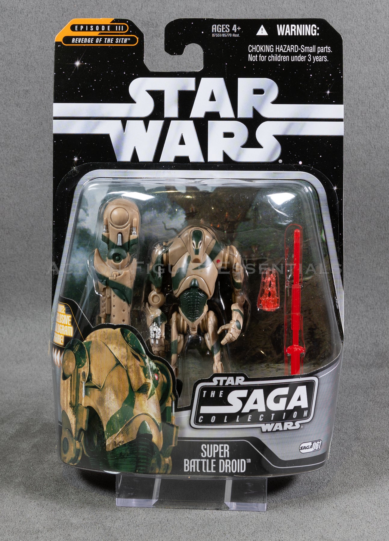 Star Wars: The Saga Collection - Super Battle Droid - 3.75" Action Figure - New Sealed Card - MOC