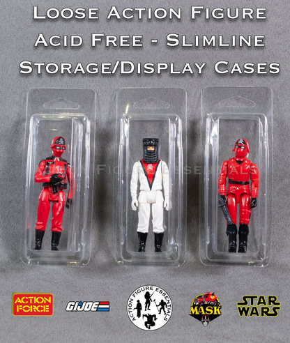 G.I. JOE / Action Force - Loose Action Figure Storage/Display Cases - Acid Free - (Set of 20 Cases)