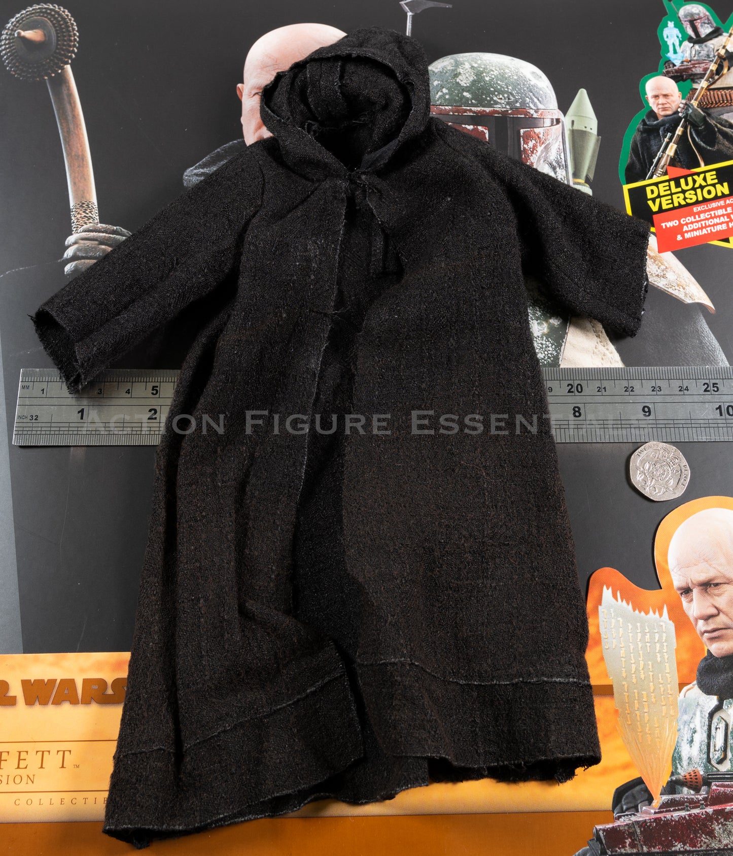 Hot Toys Star Wars Boba Fett Robe Hooded Cloak Gown 1/6 Figure Parts TMS034 Mandalorian