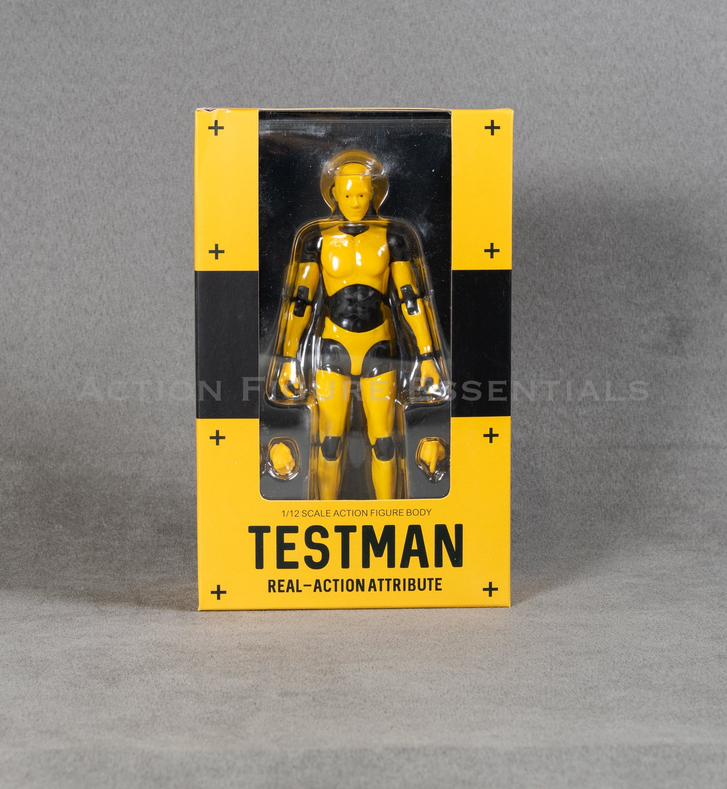 1/12 Action Figure TestMan - Crash Test Dummy - Body Damtoys DPS02 + Display Stand